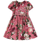 فستان بنات بطبعة الزهور باللون الزهري, 2, hi-res